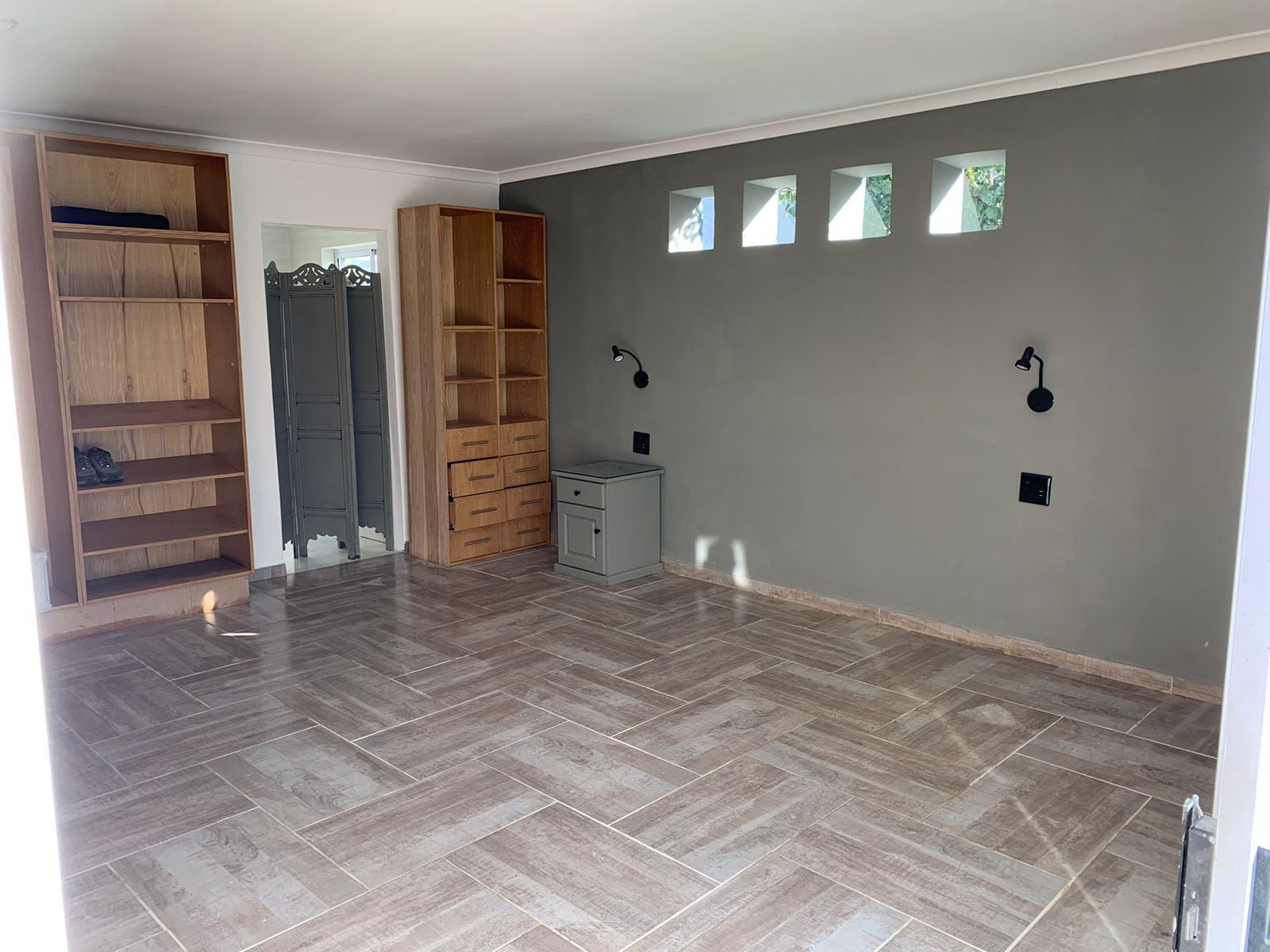 Completed interior renovation