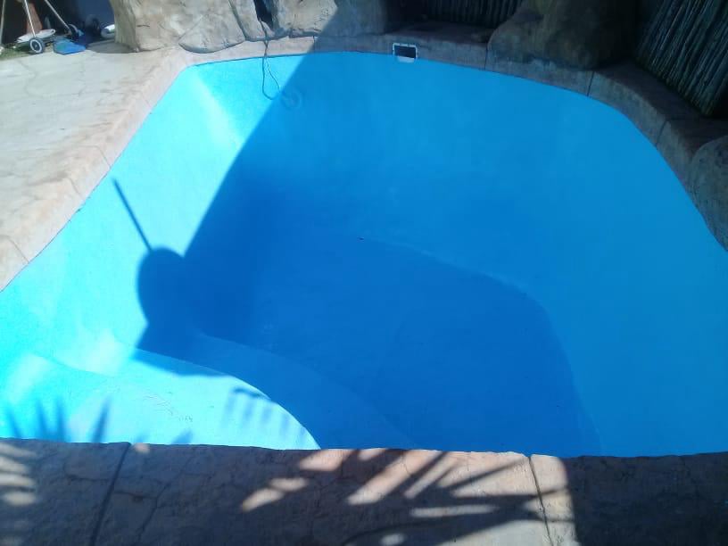 Pool renovation after