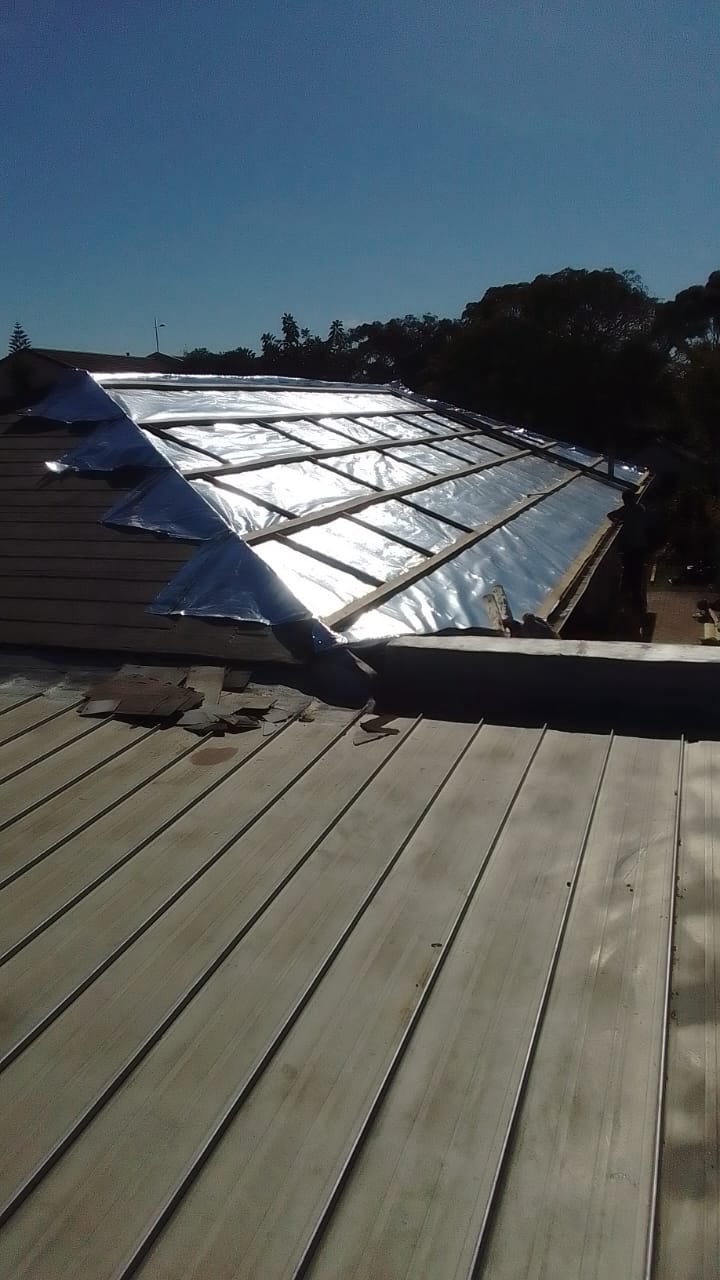 Roofing project before